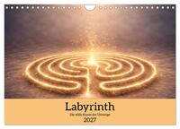 Labyrinth - Die stille Kunst der Umwege (Wandkalender 2027 DIN A4 quer), CALVENDO Monatskalender