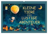 Kleine Tiere - Lustige Abenteuer (Wandkalender 2027 DIN A2 quer), CALVENDO Monatskalender