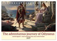 The adventurous journey of Odysseus (Desk Calendar 2027 DIN A5 landscape), CALVENDO 12 Month DeskCalendar