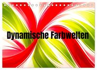 Dynamische Farbwelten (Tischkalender 2027 DIN A5 quer), CALVENDO Monatskalender