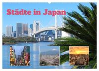 Städte in Japan (Wandkalender 2027 DIN A2 quer), CALVENDO Monatskalender