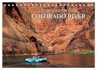 Impressionen vom Colorado River (Tischkalender 2027 DIN A5 quer), CALVENDO Monatskalender