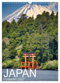 Japan PosterArt (Wandkalender 2027 DIN A3 hoch), CALVENDO Monatskalender