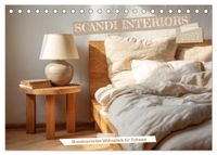 Scandi Interiors - Skandinavisches Wohnglück für Zuhause (Tischkalender 2027 DIN A5 quer), CALVENDO Monatskalender