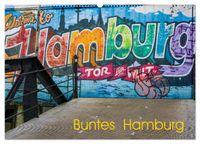 Buntes Hamburg (Wandkalender 2027 DIN A2 quer), CALVENDO Monatskalender