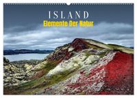 Island - Elemente der Natur (Wandkalender 2027 DIN A2 quer), CALVENDO Monatskalender