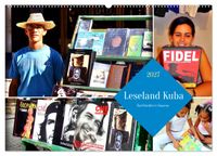 Leseland Kuba - Buchhändler in Havanna (Wandkalender 2027 DIN A2 quer), CALVENDO Monatskalender