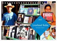 Leseland Kuba - Buchhändler in Havanna (Tischkalender 2027 DIN A5 quer), CALVENDO Monatskalender