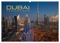 Dubai Panoramen (Wandkalender 2027 DIN A2 quer), CALVENDO Monatskalender