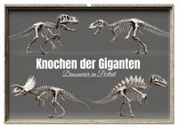 Knochen der Giganten - Dinosaurier im Porträt (Wandkalender 2027 DIN A2 quer), CALVENDO Monatskalender