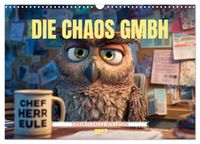 Die Chaos GmbH - Tierisch faule Kollegen (Wandkalender 2027 DIN A3 quer), CALVENDO Monatskalender