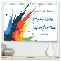 Jenseits des Podests - Olympische Sportarten in Aktion (hochwertiger Premium Wandkalender 2027 DIN A2 quer), Kunstdruck in Hochglanz