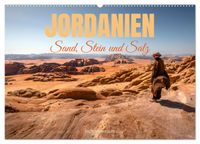 Jordanien Sand, Stein und Salz (Wandkalender 2027 DIN A2 quer), CALVENDO Monatskalender