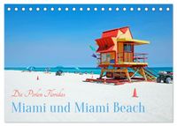 Miami und Miami Beach (Tischkalender 2027 DIN A5 quer), CALVENDO Monatskalender