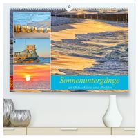Sonnenuntergänge an Ostseeküste und Bodden (hochwertiger Premium Wandkalender 2027 DIN A2 quer), Kunstdruck in Hochglanz