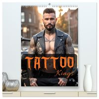 Tattoo Kings (hochwertiger Premium Wandkalender 2027 DIN A2 hoch), Kunstdruck in Hochglanz
