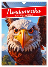 Nordamerika - Knuffige Wildnis (Wandkalender 2027 DIN A4 hoch), CALVENDO Monatskalender