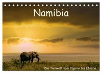 Namibia – Die Tierwelt vom Caprivi bis Etosha (Tischkalender 2027 DIN A5 quer), CALVENDO Monatskalender