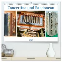 Concertina und Bandoneon (hochwertiger Premium Wandkalender 2027 DIN A2 quer), Kunstdruck in Hochglanz