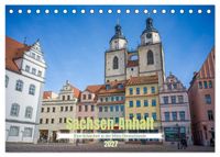 Sachsen-Anhalt - Eine Schönheit in der Mitte Deutschlands (Tischkalender 2027 DIN A5 quer), CALVENDO Monatskalender