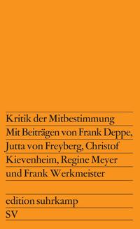 Kritik der Mitbestimmung