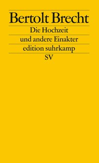 Die Hochzeit und andere Einakter
