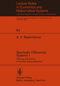 Stochastic Differential Systems I