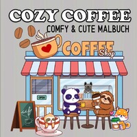 Cozy Malbücher / Cozy Coffee Malbuch Kaffee und Freunde Cute und Comfy - Malbuch für Erwachsene