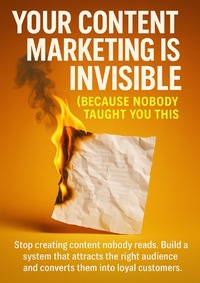 Your Content Marketing Is Invisible Because Nobody Taught You This