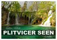 Welterbe in Kroatien - Plitvicer Seen (Tischkalender 2027 DIN A5 quer), CALVENDO Monatskalender