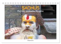 SADHUS - Porträts spiritueller Hingabe (Tischkalender 2027 DIN A5 quer), CALVENDO Monatskalender