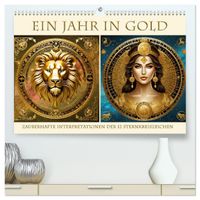 Ein Jahr in Gold (hochwertiger Premium Wandkalender 2027 DIN A2 quer), Kunstdruck in Hochglanz