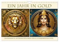 Ein Jahr in Gold (Wandkalender 2027 DIN A4 quer), CALVENDO Monatskalender