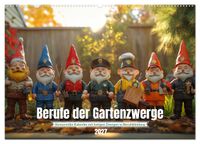 Berufe der Gartenzwerge (Wandkalender 2027 DIN A2 quer), CALVENDO Monatskalender
