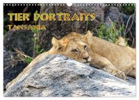 Tier Portraits Tansania (Wandkalender 2027 DIN A3 quer), CALVENDO Monatskalender