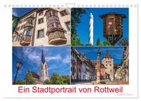 Ein Stadtportrait von Rottweil (Wandkalender 2027 DIN A4 quer), CALVENDO Monatskalender