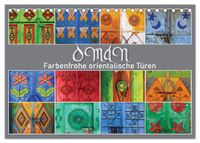 OMAN - Farbenfrohe orientalische Türen (Tischkalender 2027 DIN A5 quer), CALVENDO Monatskalender