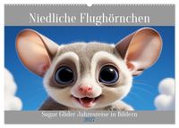 Niedliche Flughörnchen - Sugar Glider Jahresreise (Wandkalender 2027 DIN A2 quer), CALVENDO Monatskalender