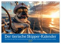 Der tierisch Skipper-Kalender (Wandkalender 2027 DIN A4 quer), CALVENDO Monatskalender