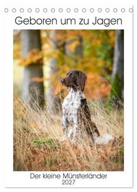 Geboren um zu Jagen. Der kleine Münsterländer (Tischkalender 2027 DIN A5 hoch), CALVENDO Monatskalender