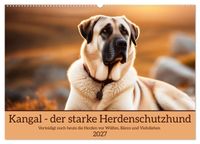 Kangal - der starke Herdenschutzhund (Wandkalender 2027 DIN A2 quer), CALVENDO Monatskalender