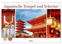 Japanische Tempel und Schreine (Wandkalender 2027 DIN A4 quer), CALVENDO Monatskalender