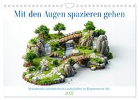Mit den Augen spazieren gehen (Wandkalender 2027 DIN A4 quer), CALVENDO Monatskalender