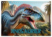 Dinosaurier - die Welt der Urzeitgiganten (Tischkalender 2027 DIN A5 quer), CALVENDO Monatskalender