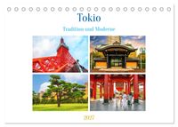 Tokio - Tradition und Moderne (Tischkalender 2027 DIN A5 quer), CALVENDO Monatskalender