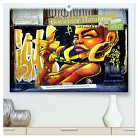 Gesichter Havannas - Street Art in der kubanischen Hauptstadt (hochwertiger Premium Wandkalender 2027 DIN A2 quer), Kunstdruck in Hochglanz