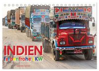 Indien Farbenfrohe LKW (Tischkalender 2027 DIN A5 quer), CALVENDO Monatskalender