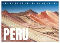 Geheimnisvolles Peru (Tischkalender 2027 DIN A5 quer), CALVENDO Monatskalender