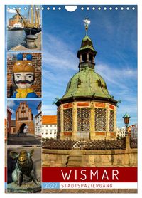 Wismar - Stadtspaziergang (Wandkalender 2027 DIN A4 hoch), CALVENDO Monatskalender