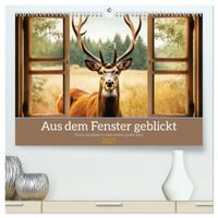 Aus dem Fenster geblickt (hochwertiger Premium Wandkalender 2027 DIN A2 quer), Kunstdruck in Hochglanz